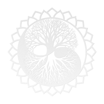 yin yang sign plaque