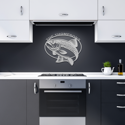 Trout_Fish_Sign_with_Custom_Text__Perso_Silver_Dark_Kitchen_Mockup.png