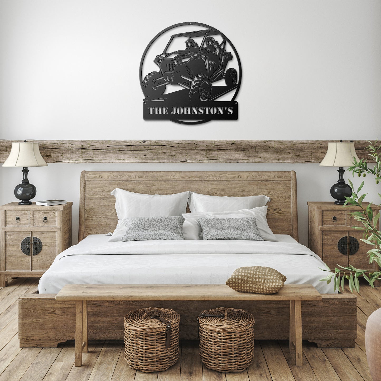 side-by-side garage decor