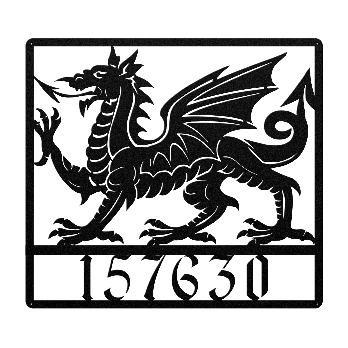 Welsh heritage outdoor decor