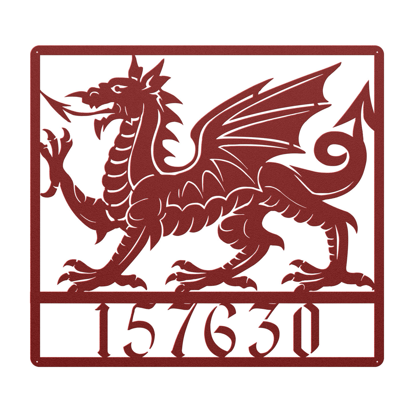 Front door dragon wall art USA