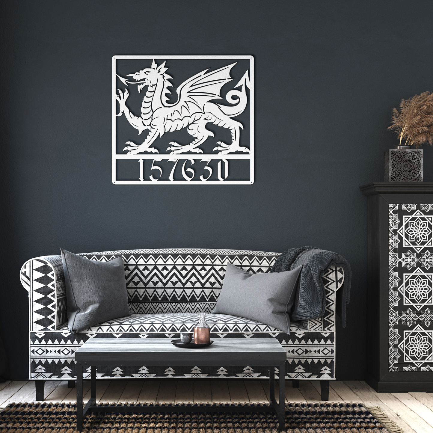 Welsh_Dragon_House_Sign__Custom_Door__White_Dark_Living_Room_Mockup.png