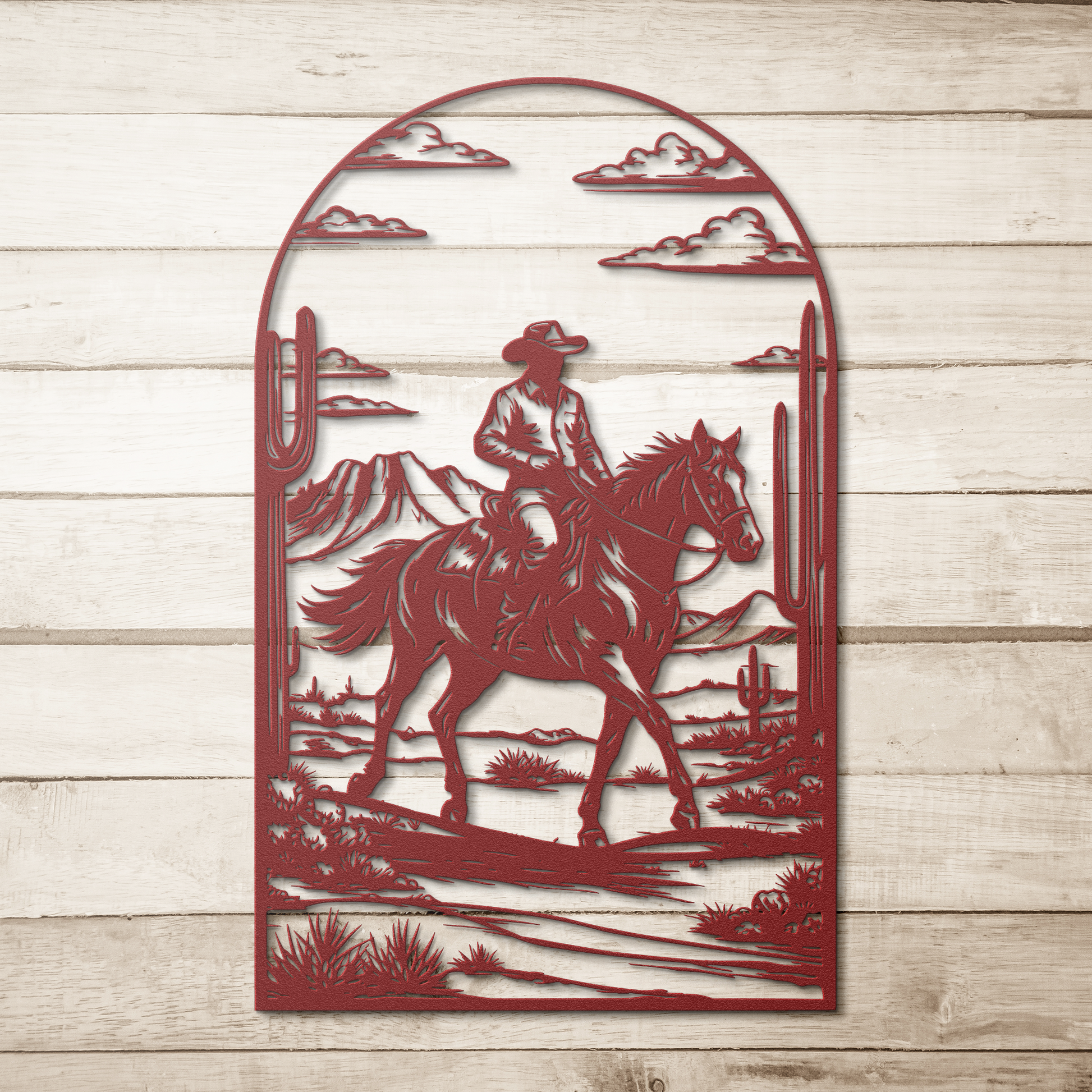 southwest western metal wall art