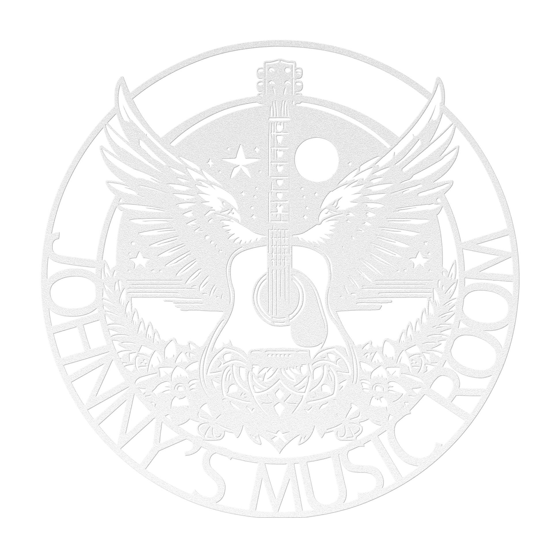 acoustic guitar sign