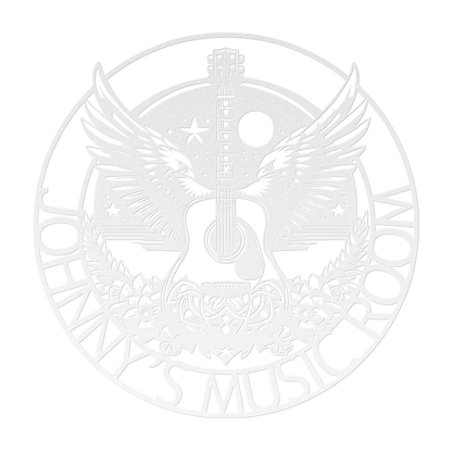 acoustic guitar sign