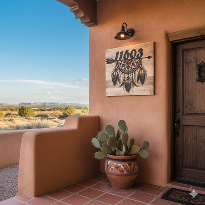 Dreamcatcher metal wall decor