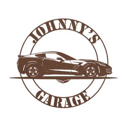 personalized garage sign