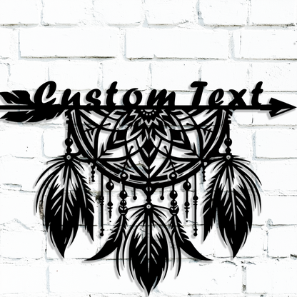 Custom Dream Catcher Metal Wall Art